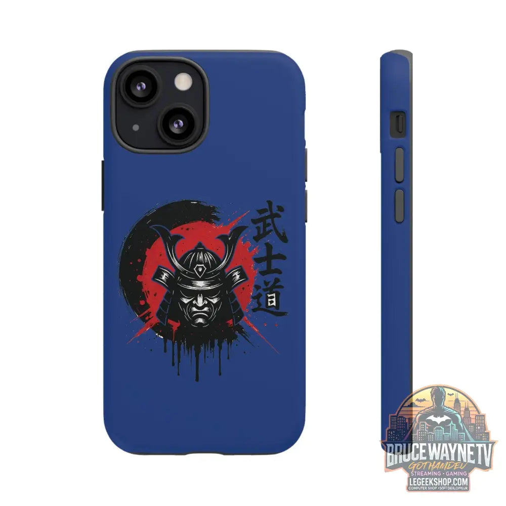 📱 samurai phone case Bleue foncé – coque renforcée iPhone 📱 - Legeekshop