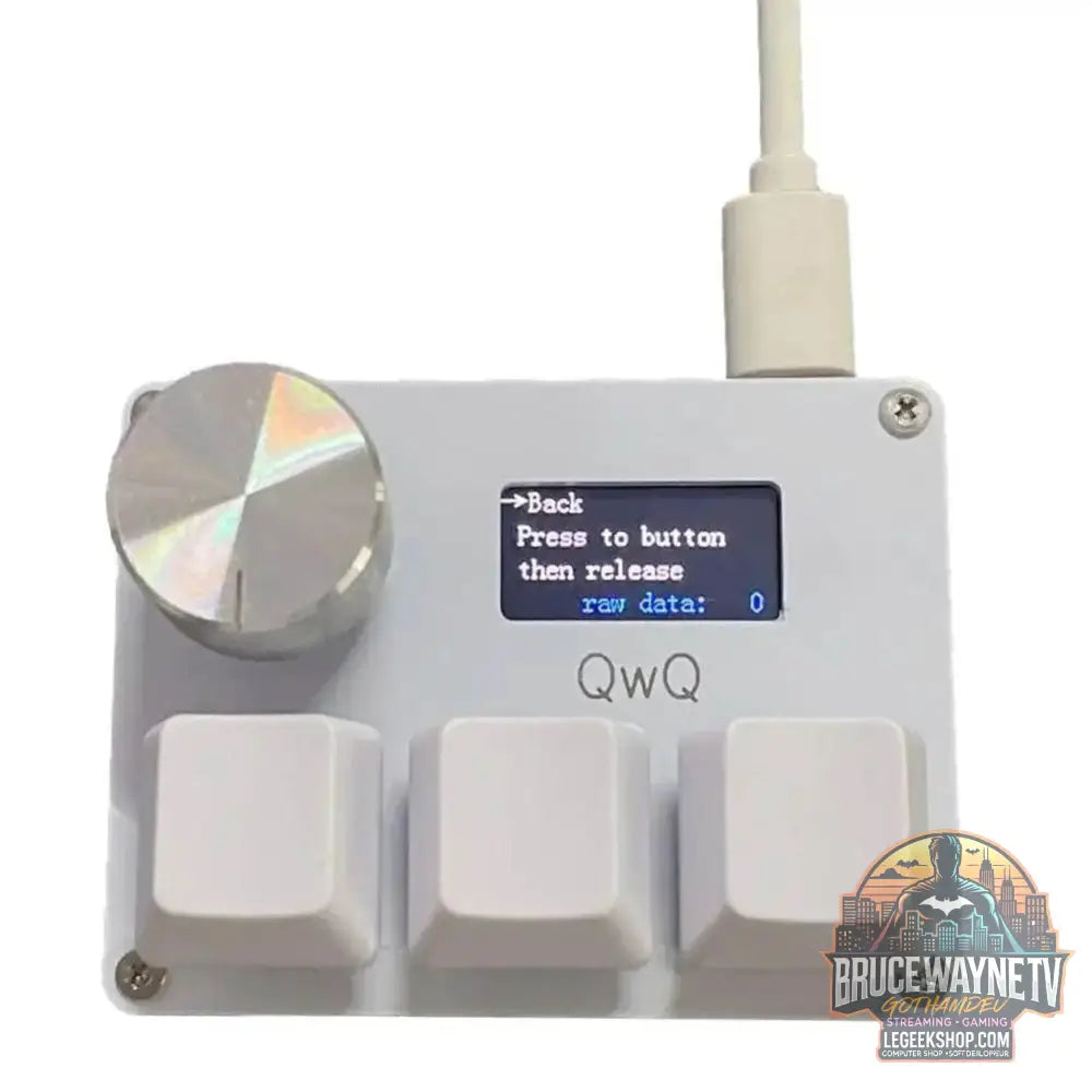 🎮 Mini Clavier Mécanique SayoDevice OSU O3C – Switchs Magnétiques Roses | Écran IPS & Ultra-Vitesse - Legeekshop