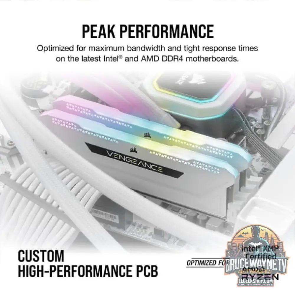 Corsair DIMM 64 GB DDR4-3200 (4x 16 GB) Quad-Kit, Arbeitsspeicher - Corsair - vue 9