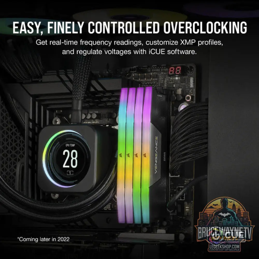 Corsair DIMM 32 GB DDR5-6000 (2x 16 GB) Dual-Kit, Arbeitsspeicher - Corsair - vue 7