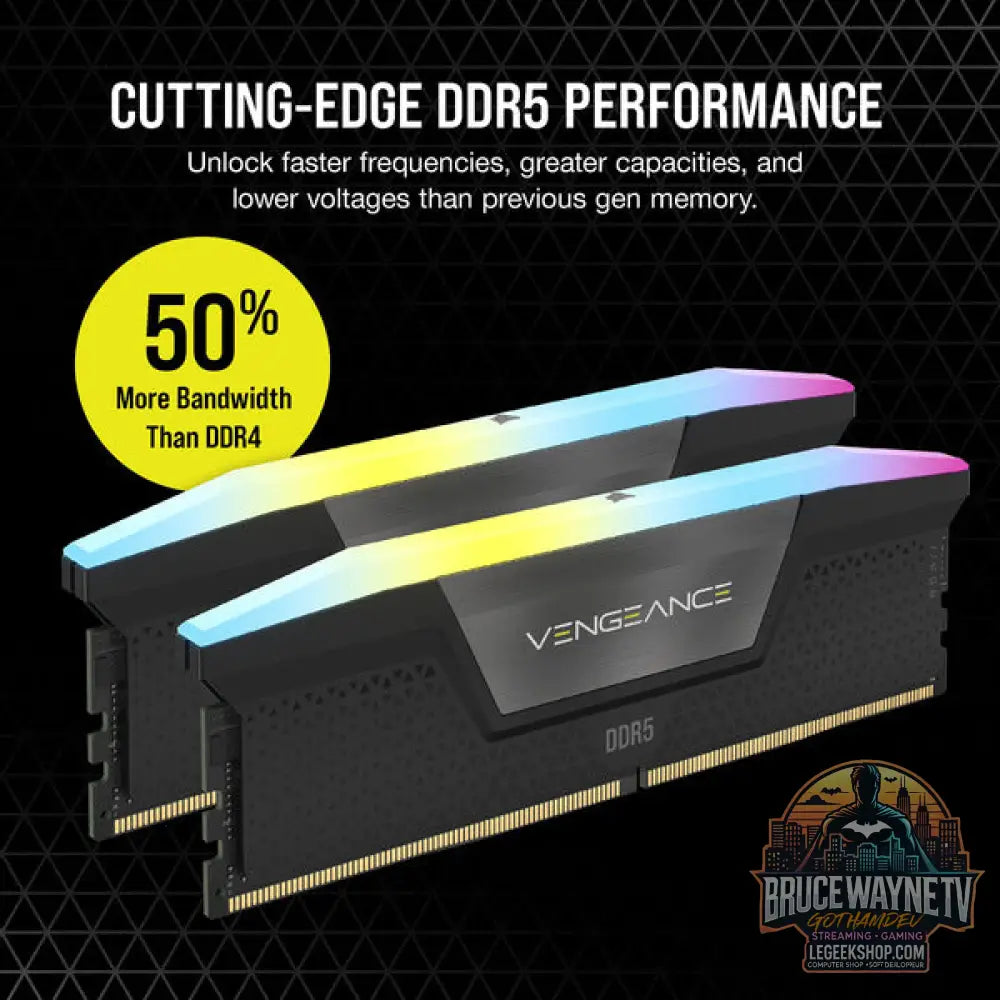 Corsair DIMM 32 GB DDR5-6000 (2x 16 GB) Dual-Kit, Arbeitsspeicher - Corsair - vue 5