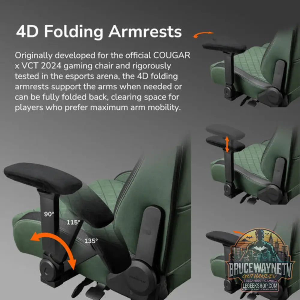 Cougar chaise gaming Defensor S - Cougar - vue 11