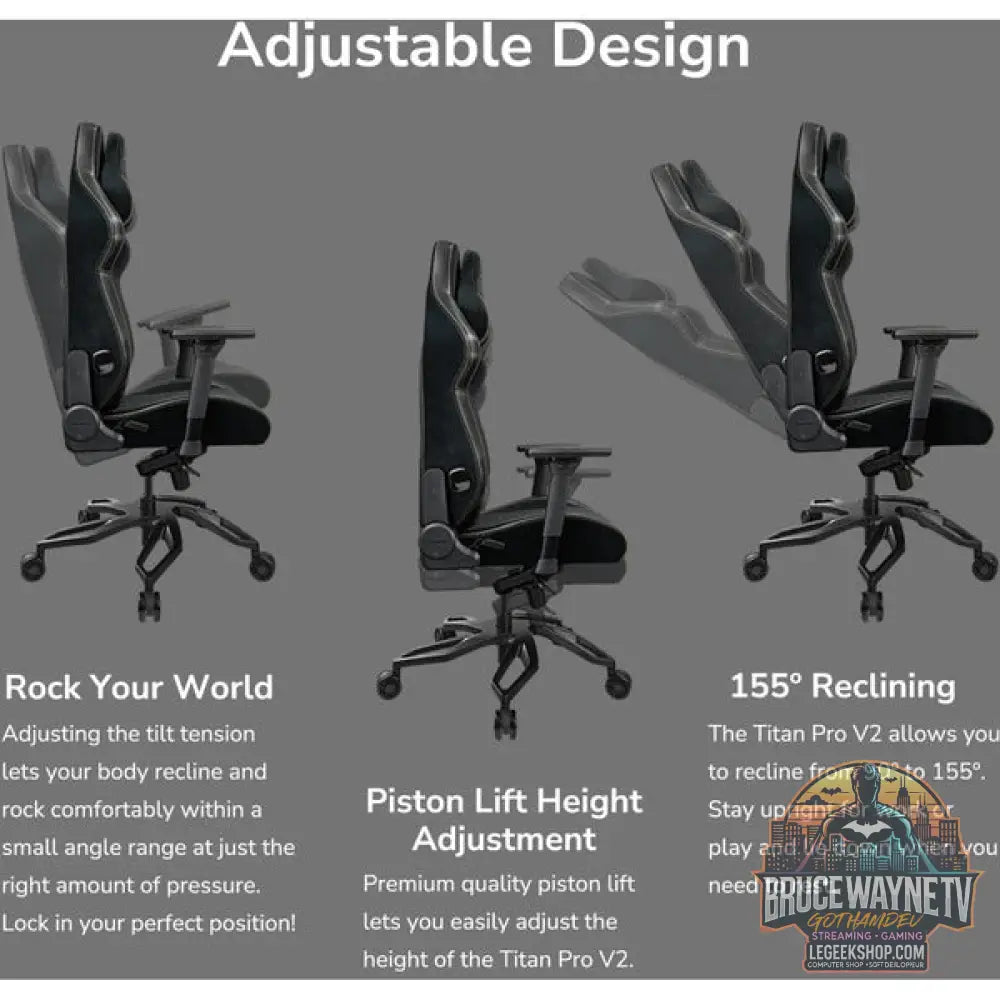 Cougar chaise gaming Titan Pro V2 Gold F - Cougar - vue 16