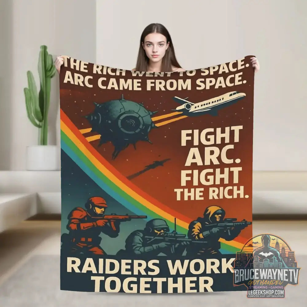 Couverture Arc Raiders Peluche Douce Canapé Lit 4 Saisons - 14 / 150x200cm - Couverture