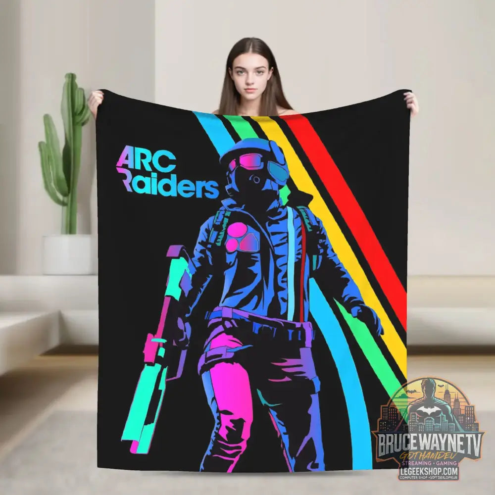 Couverture Arc Raiders Peluche Douce Canapé Lit 4 Saisons - 6 / 150x200cm - Couverture