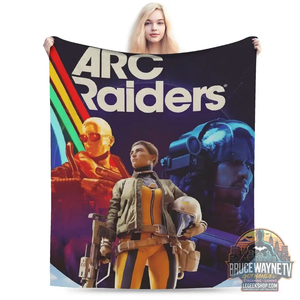 Couverture Polaire Arc Raiders - Plaid Flanelle Doux Gaming - Couvertures & Plaids Gaming