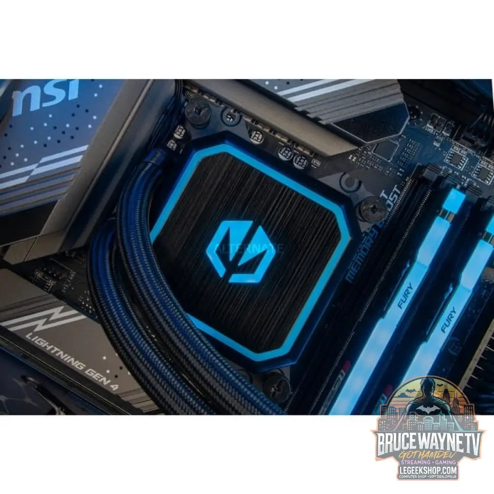 Custom PC Series • Blue Hero Elements Gaming-PC — vue 4