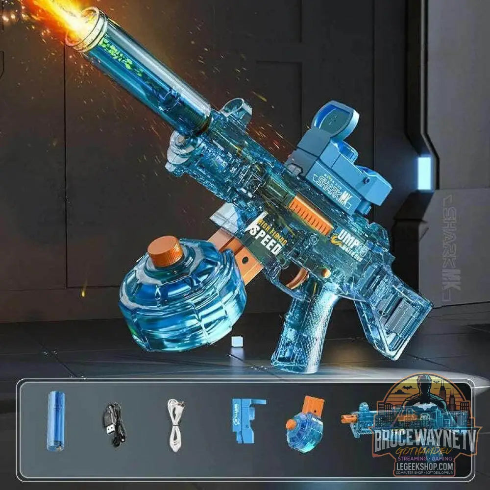 🔫 Pistolet à Eau Électrique Puissant – Aspiration Auto & Fun Illimité 🔫 - Legeekshop