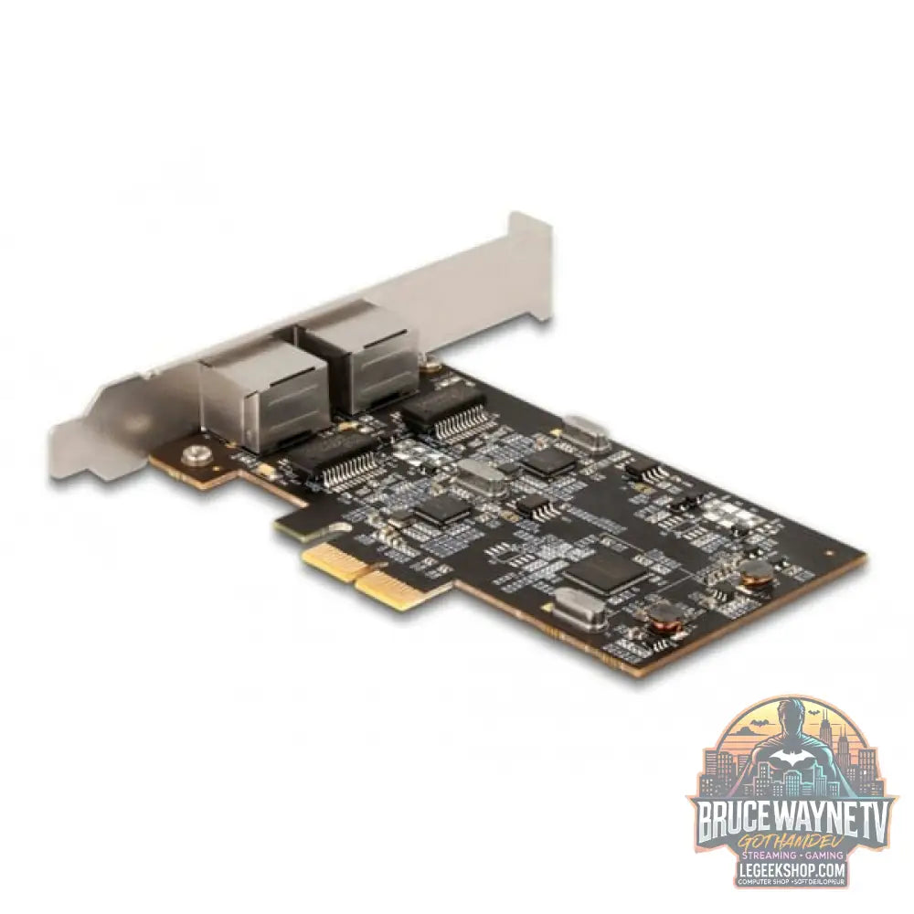 DeLOCK PCI Express x2 Karte auf 2 x RJ45 2,5 Gigabit, adaptateur réseau - DeLOCK - vue 2