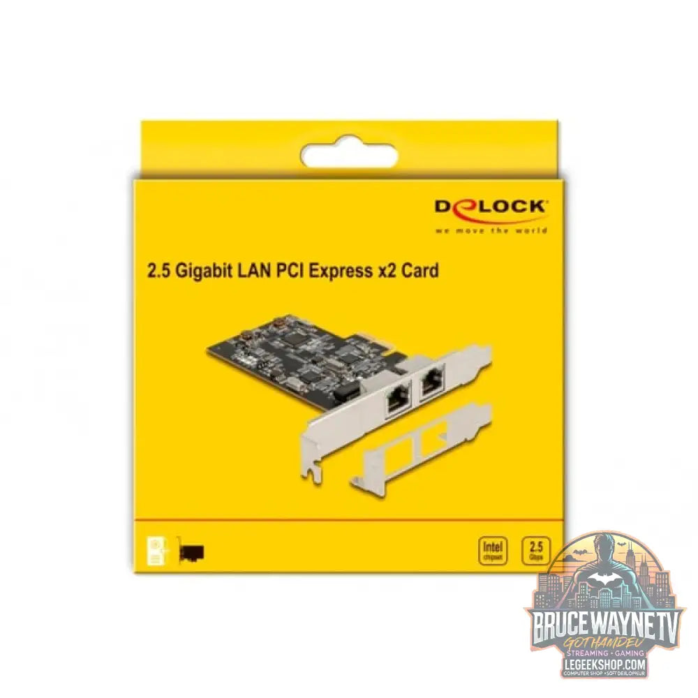 DeLOCK PCI Express x2 Karte auf 2 x RJ45 2,5 Gigabit, adaptateur réseau - DeLOCK - vue 4