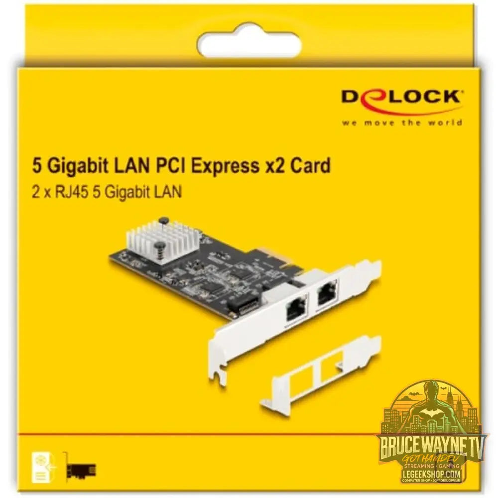 DeLOCK PCI Express x2 Karte zu 2 x RJ45, adaptateur réseau - DeLOCK - vue 5