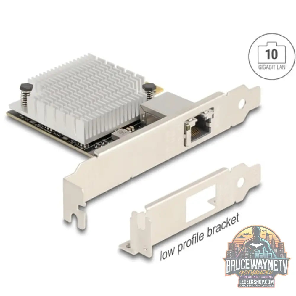 DeLOCK PCI Express x4 carte réseau 10 Gigabit LAN 1 x RJ45 AQC107S, adaptateur réseau - DeLOCK - vue 2