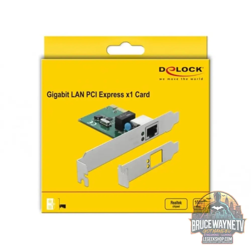 DeLOCK PCIe x1 Karte auf 1 x Gigabit LAN, adaptateur réseau - DeLOCK - vue 5