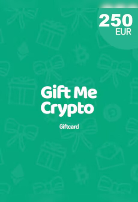 Gift Me Crypto Gift Card 250 EUR - giftmecrypto Key - GLOBAL