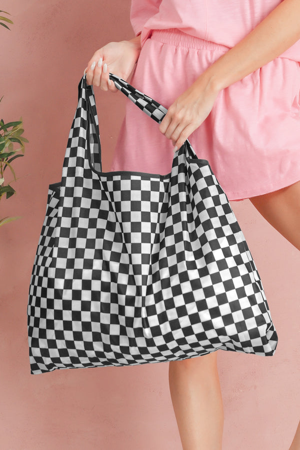 Pièce mode femme à carreaux — noir