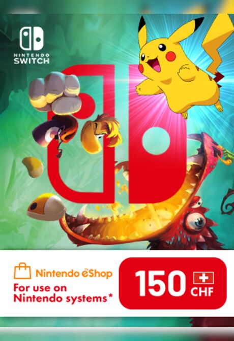 Nintendo eShop Card 150 CHF - Nintendo eShop Key - SWITZERLAND