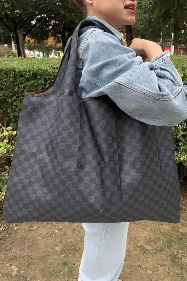 Pièce mode femme à carreaux — noir
