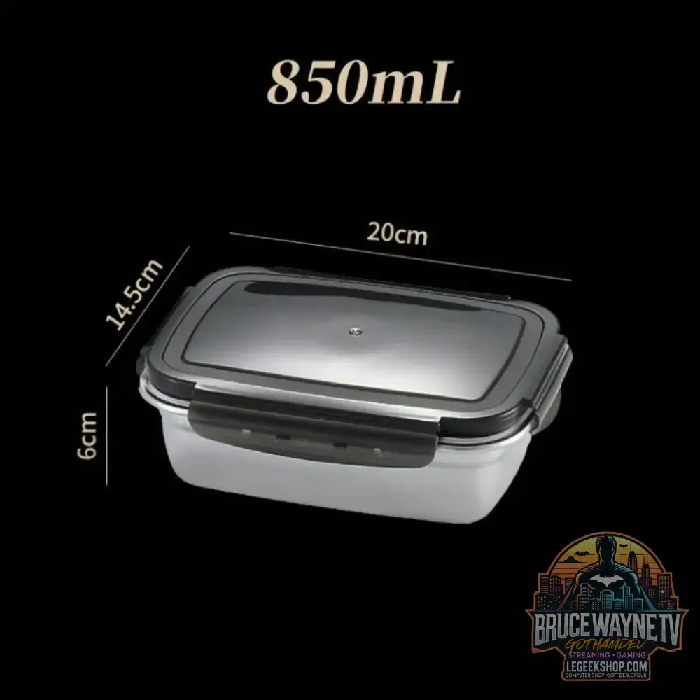 🥗 Boîte Alimentaire Inox 304 Hermétique | Lunch Box Bento Durable - Legeekshop