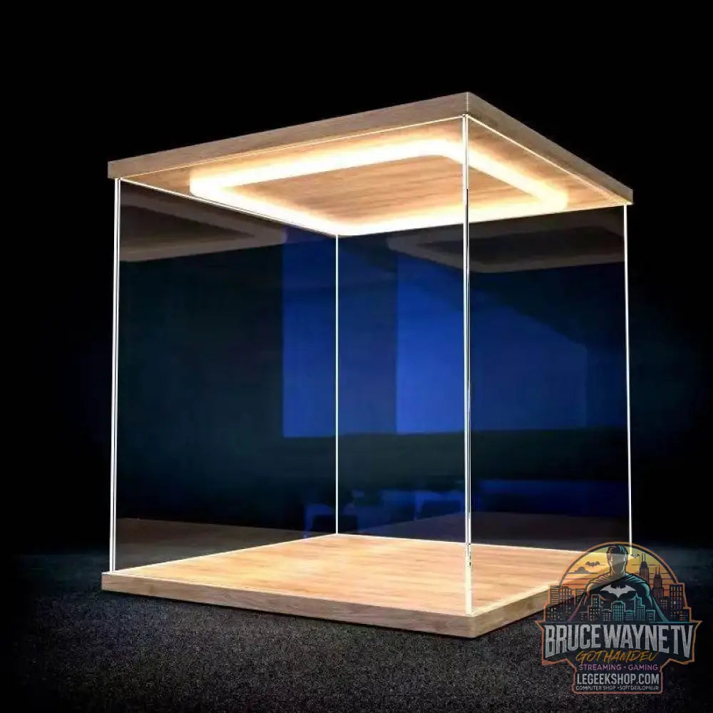 ✨ Présentoir LED Acrylique Transparent | Vitrine Figurines & Modèles - Legeekshop