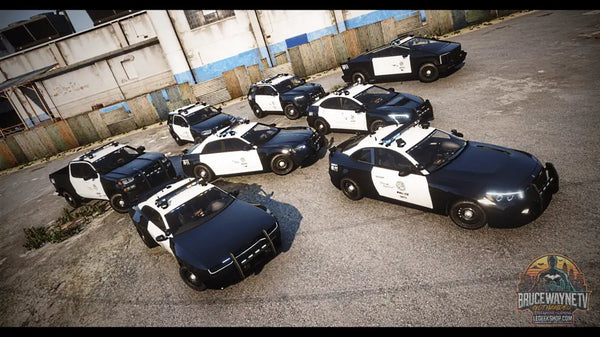 Lore-Friendly Police Vehicle Pack [8 Vehicles] - Legeekshop