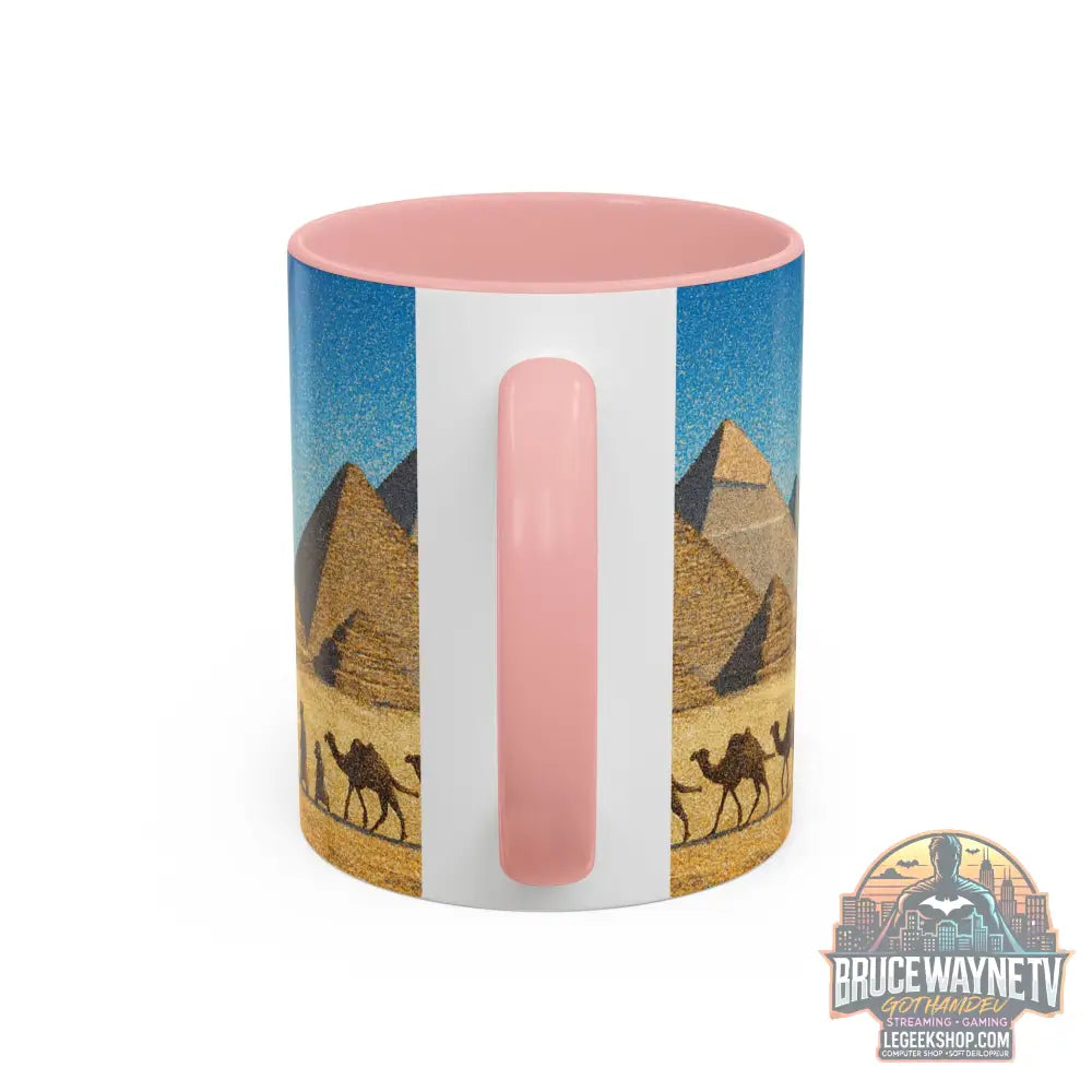 Egyptian Pyramids Camel Caravan Accent Coffee Mug - Mug