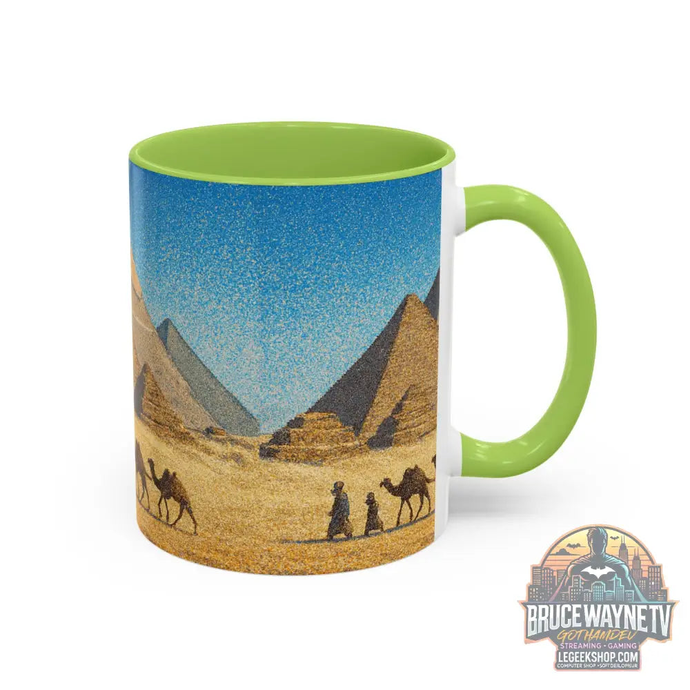 Egyptian Pyramids Camel Caravan Accent Coffee Mug - Mug