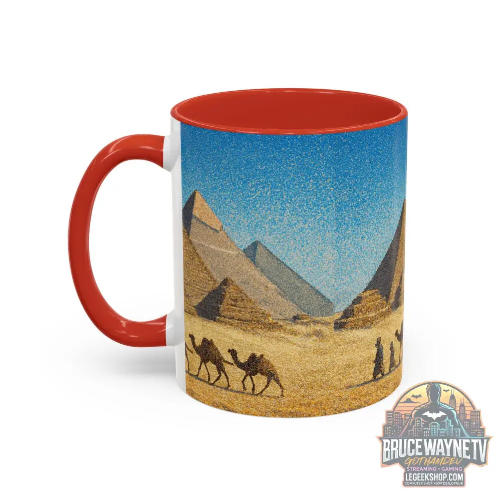 Egyptian Pyramids Camel Caravan Accent Coffee Mug - Mug