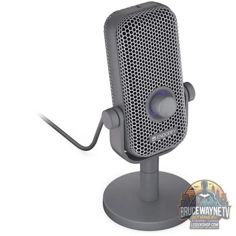 ENDORFY Solum Voice S Alt Gray, microphone gris foncé, USB-C, éclairage RGB - ENDORFY - vue 3