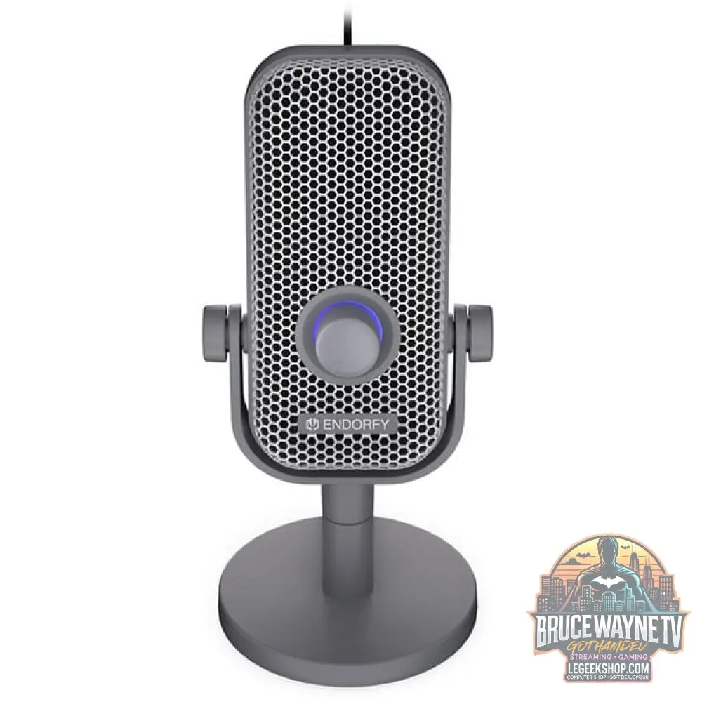 ENDORFY Solum Voice S Alt Gray, microphone gris foncé, USB-C, éclairage RGB - ENDORFY - vue 4