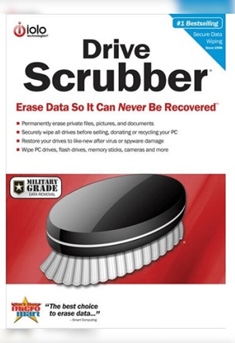 iolo DriveScrubber (PC) (10 Devices, 1 Year) - iolo Key - GLOBAL