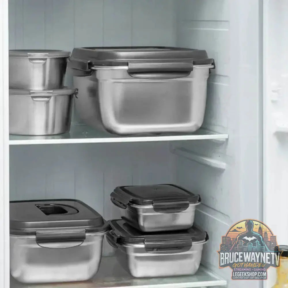 🥗 Boîte Alimentaire Inox 304 Hermétique | Lunch Box Bento Durable - Legeekshop