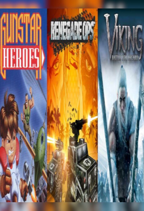 Renegade Ops + Viking: Battle for Asgard + Gunstar Heroes Steam Key GLOBAL