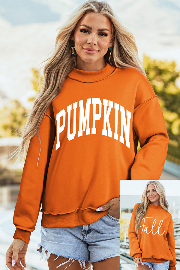 Sweat femme col montant