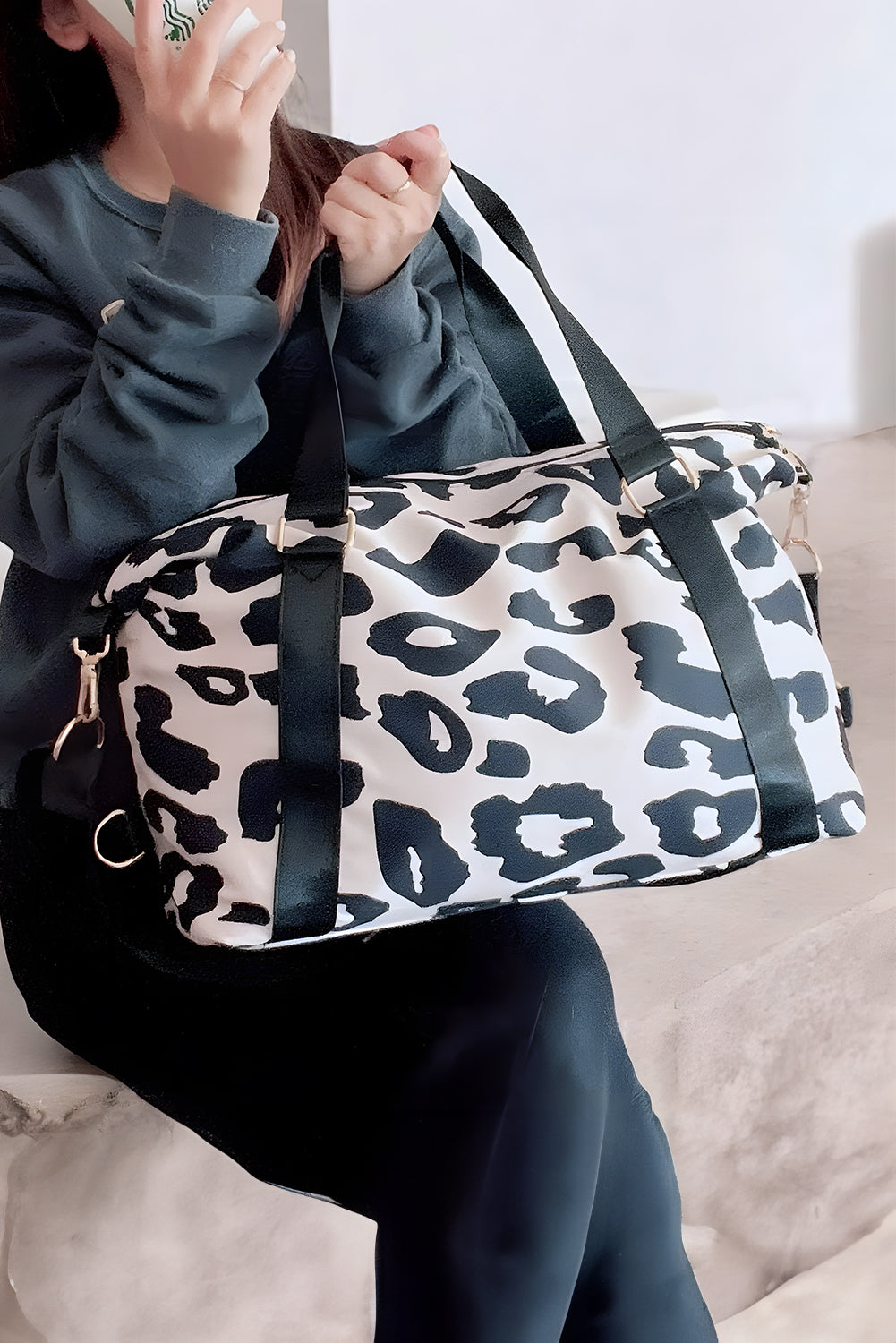 Pièce mode femme léopard — noir