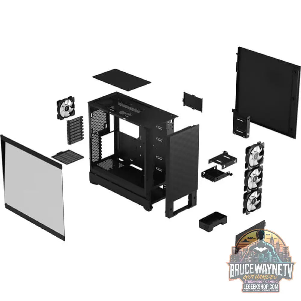 Fractal Design Pop XL Air RGB Black TG Clear Tint, Big-Tower-Gehäuse - Fractal Design - vue 12