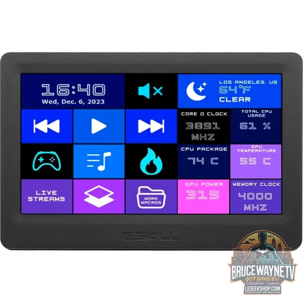 G.Skill WigiDash, Keypad - G.Skill - vue 2