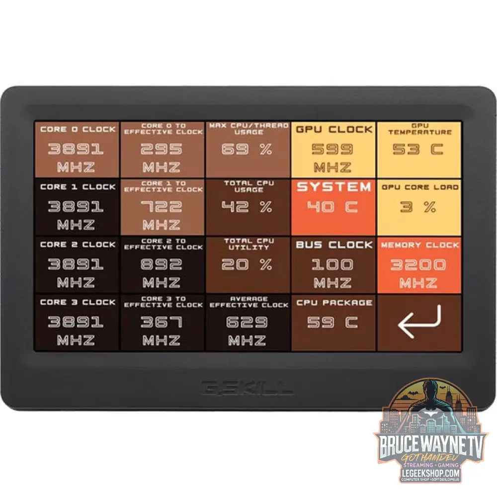 G.Skill WigiDash, Keypad - G.Skill - vue 3