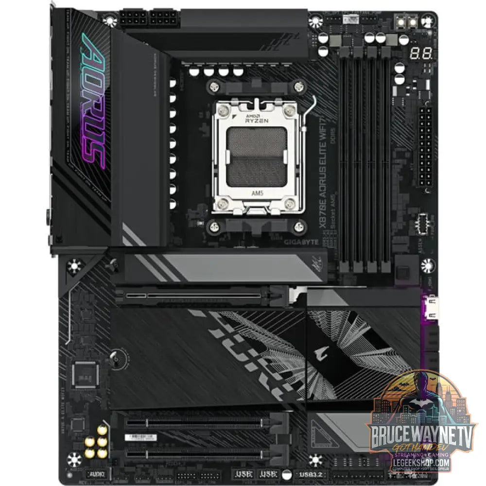 GIGABYTE AMD Upgrade Radeon RX 9070 XT Gaming OC + X870E AORUS ELITE WIFI7, kit upgrade PC - GIGABYTE - vue 5