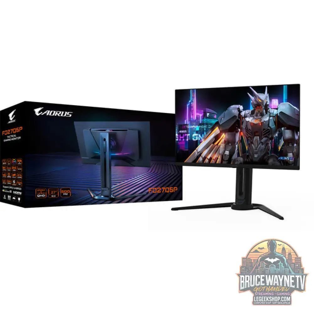 GIGABYTE AORUS FO27Q5P QD-OLED 27" QHD/WQHD QD-OLED 500 Hz - GIGABYTE - vue 8