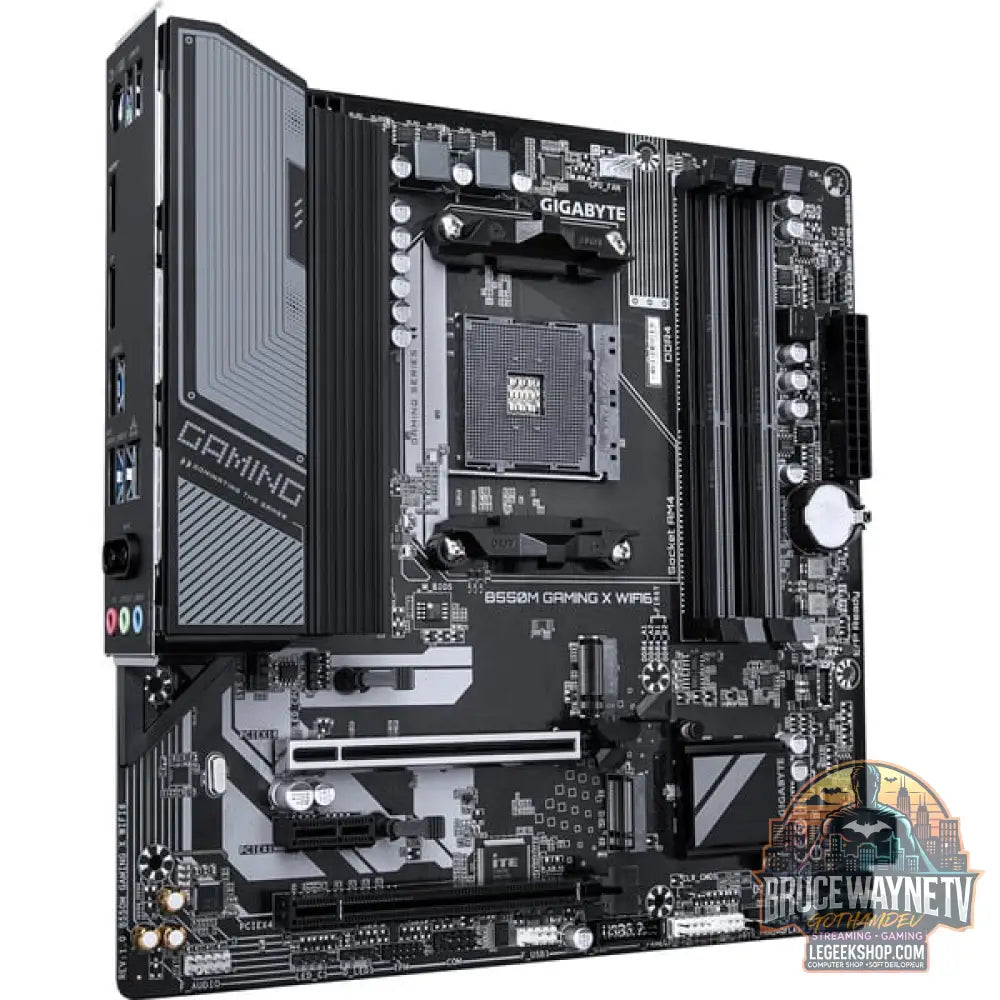 GIGABYTE B550M GAMING X WIFI6, carte mère - GIGABYTE - vue 3