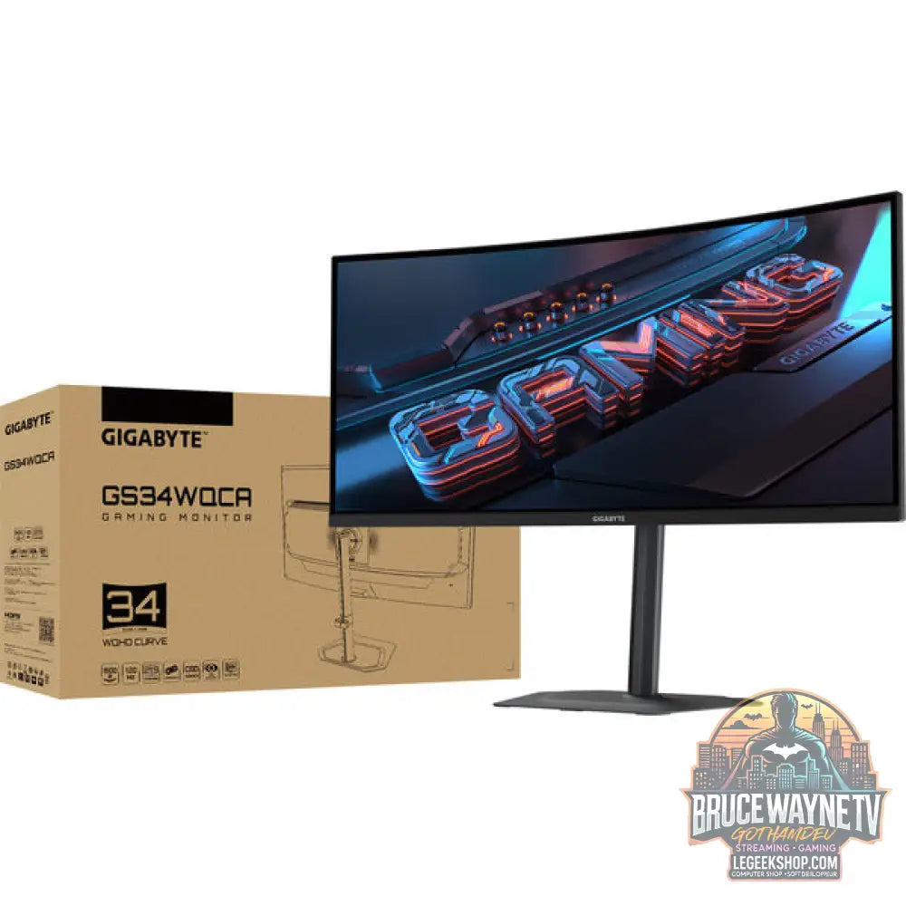 GIGABYTE GS34WQCA, Gaming-Monitor - vue 10
