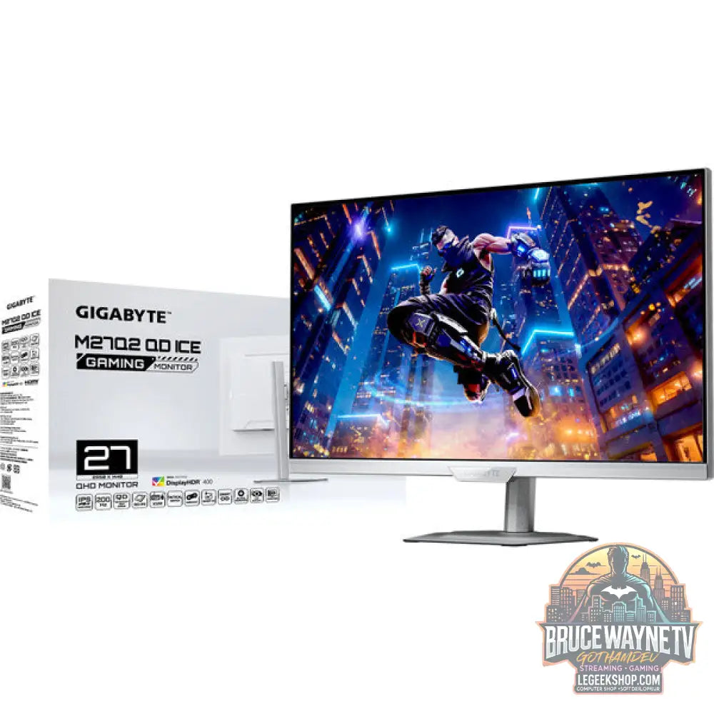 GIGABYTE M27Q2 QD ICE QLED 27" QHD/WQHD IPS 200 Hz - GIGABYTE - vue 8