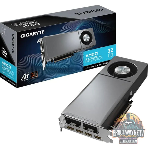 GIGABYTE Radeon™ AI PRO R9700 AI TOP 32GB, carte graphique - GIGABYTE