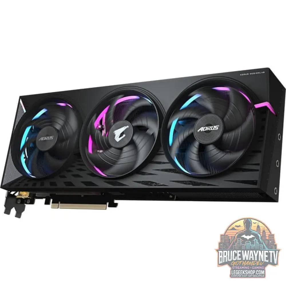 GIGABYTE Radeon RX 9070 XT Aorus Elite, carte graphique - GIGABYTE - vue 3