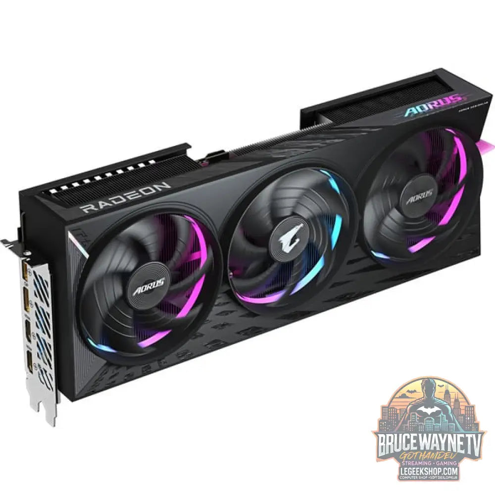 GIGABYTE Radeon RX 9070 XT Aorus Elite, carte graphique - GIGABYTE - vue 2