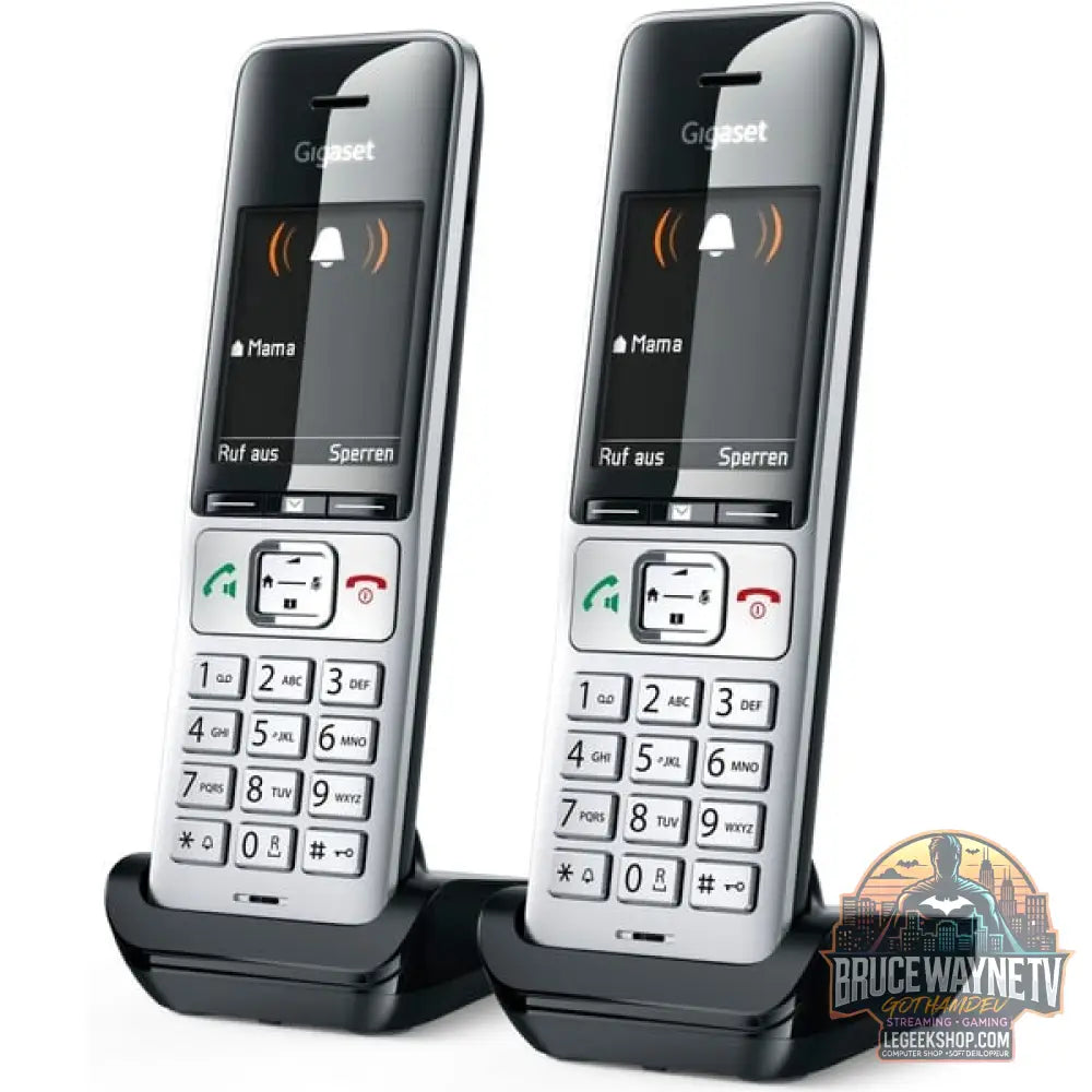 Gigaset COMFORT 500HX Duo, Mobilteil argent/noir, 2 Mobilteile - Gigaset - vue 3