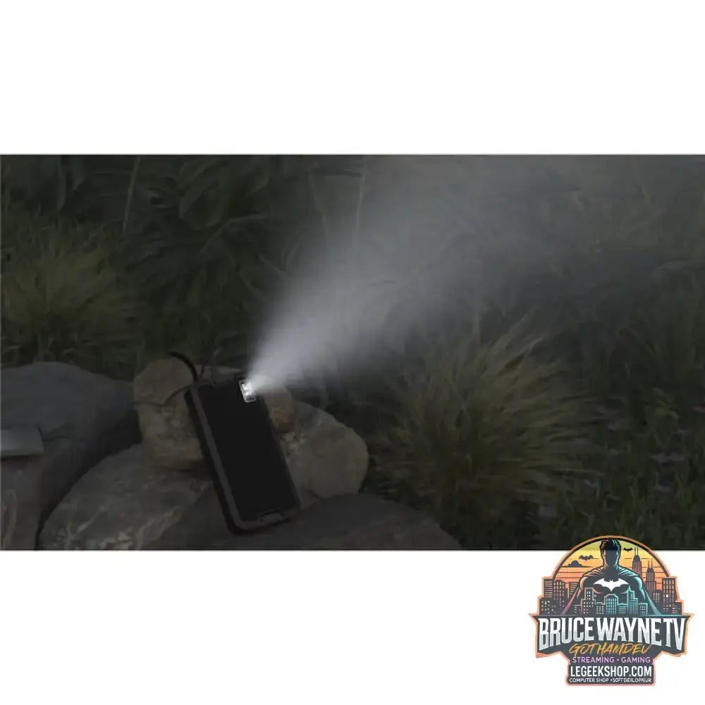 goobay Outdoor Schnelllade-Powerbank 20.000 mAh mit Solar schwarz, USB-C PD, QC 3.0 - Stromquelle: Solar, USB-C, Micro-USB - vue 11