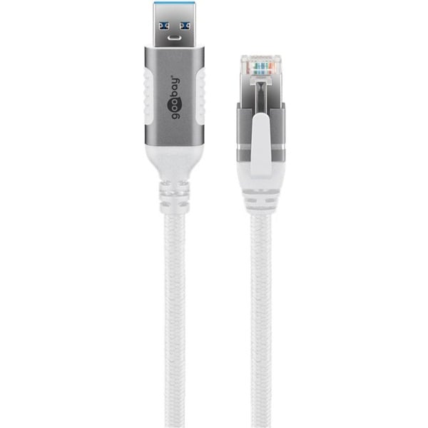goobay Ethernet-câble USB-A 3.2 Gen1 Stecker > RJ-45 Stecker, adaptateur réseau - goobay - vue 2