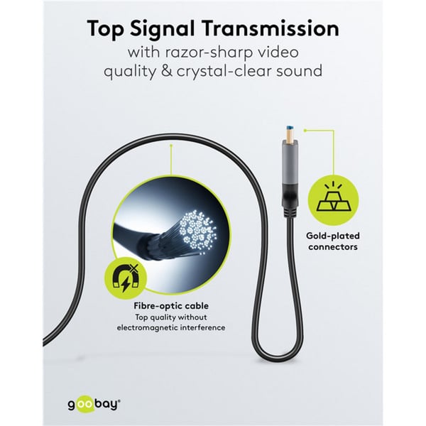 (€ 3,36 / 1 m) goobay Optisches Hybrid Ultra High-Speed HDMI câble (AOC) 8K / 60Hz - goobay - vue 7