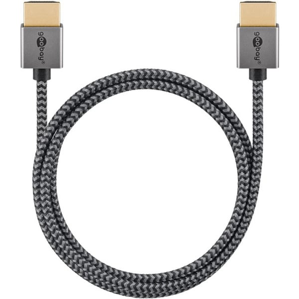 goobay Plus Slim High-Speed-HDMI-câble avec Ethernet, 4K @ 60Hz - goobay - vue 6